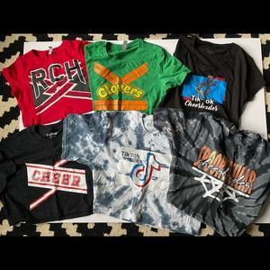 Cheer Crop Shirts Lot - Assorted Sizes
